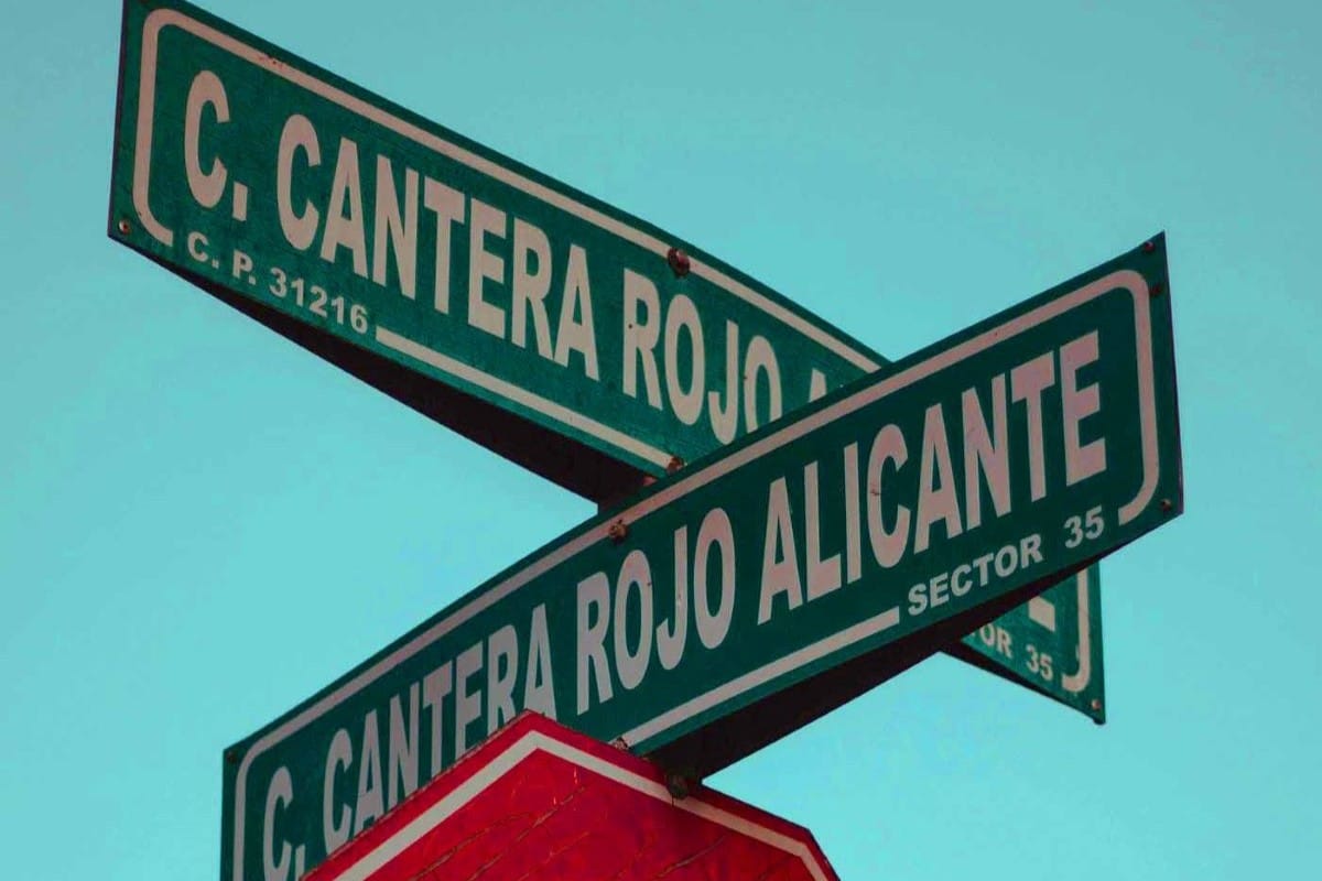 calibre de las señales viales