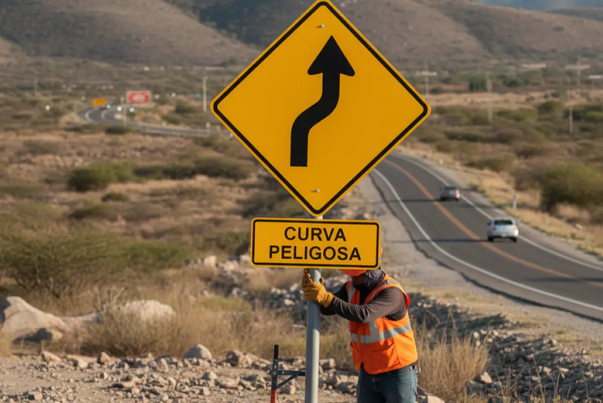 errores al instalar señales viales